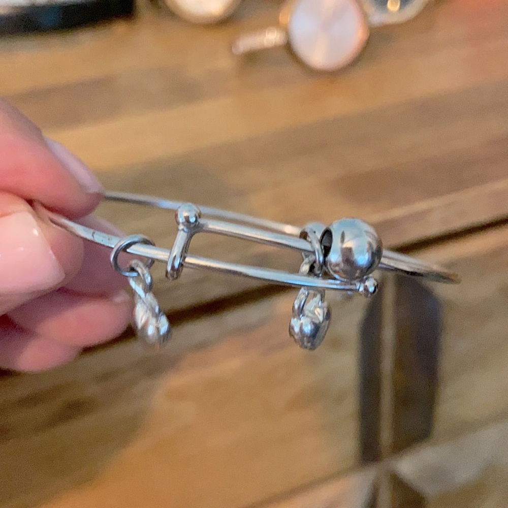 Cape Cod heart charm bracelet